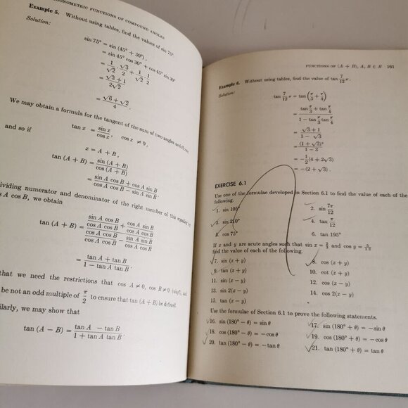 1960s Functions Relations & Transformations Textbook Vintage Math Logical Reason - Picture 12 of 12